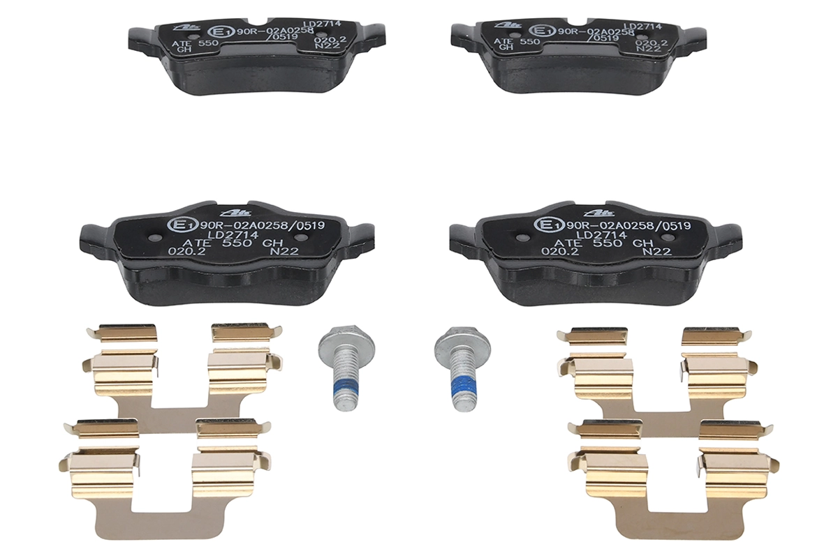 Brake Pad Set, disc brake ATE Ceramic 13.0470-2714.2