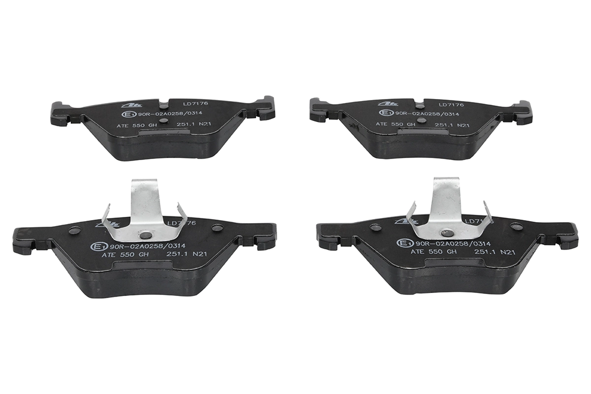 Brake Pad Set, disc brake ATE Ceramic 13.0470-7176.2