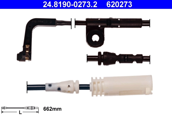 Warning Contact, brake pad wear 24.8190-0273.2
