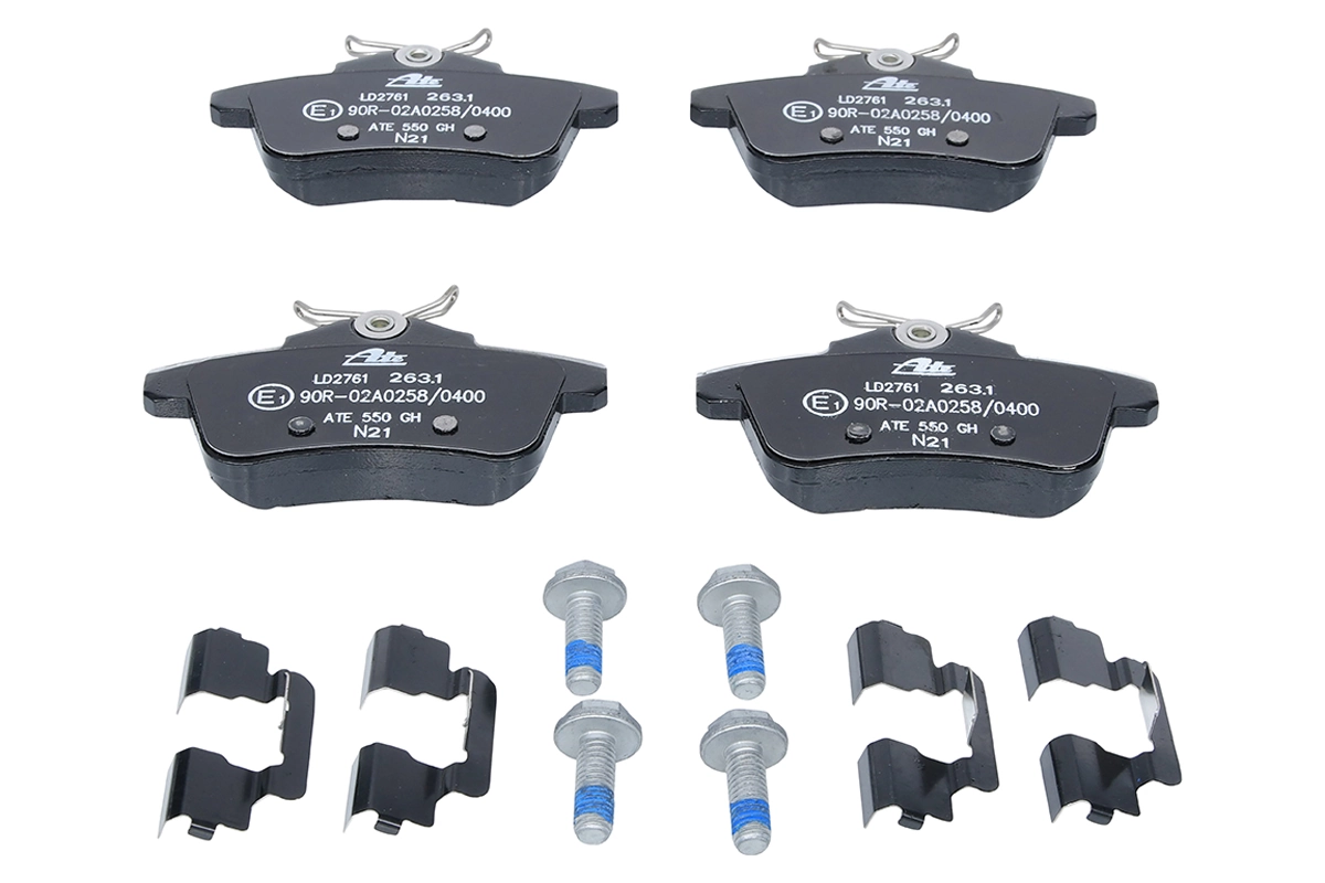 Brake Pad Set, disc brake ATE Ceramic 13.0470-2761.2