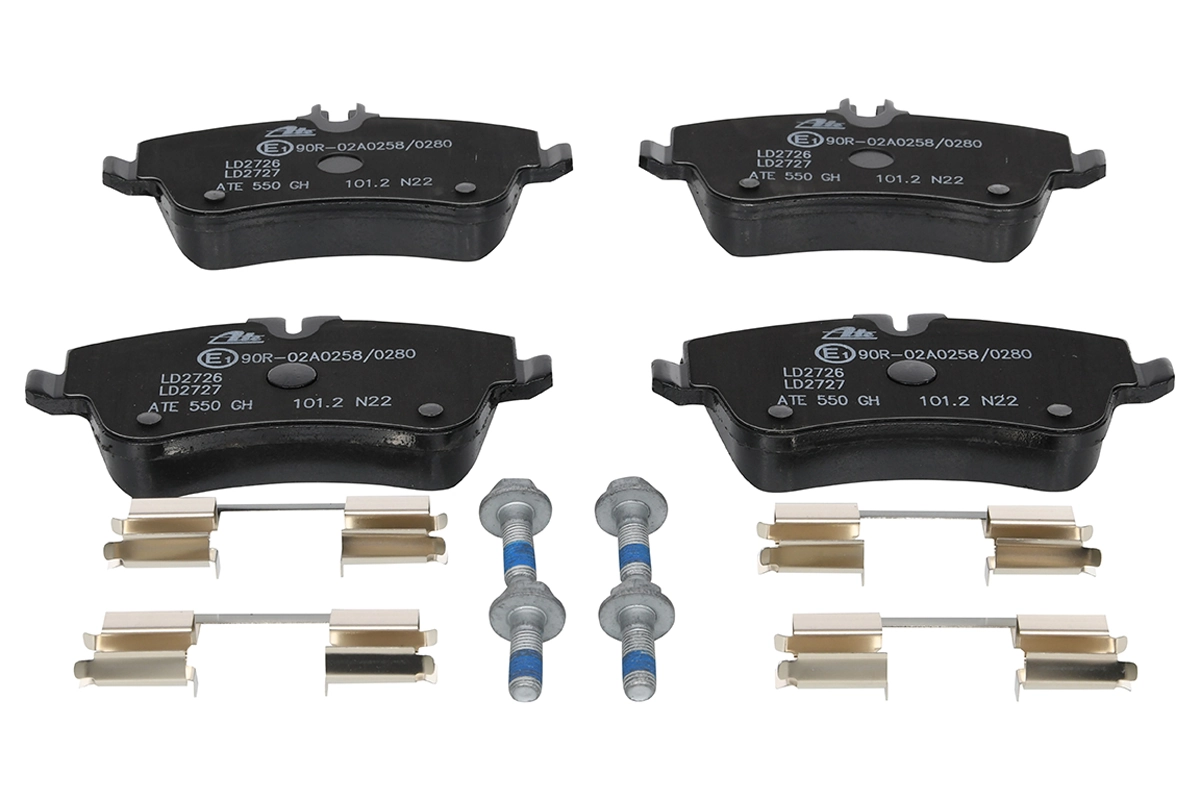 Brake Pad Set, disc brake ATE Ceramic 13.0470-2726.2