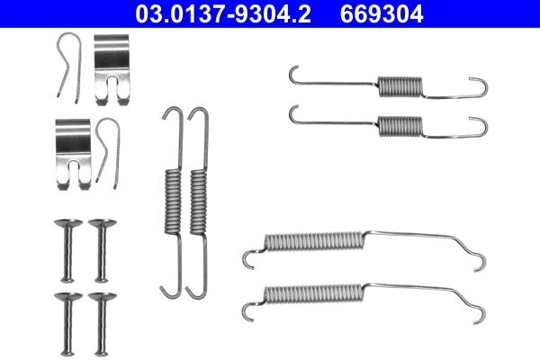 Accessory Kit, brake shoes 03.0137-9304.2