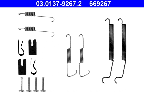 Accessory Kit, brake shoes 03.0137-9267.2