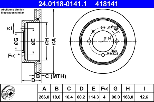 Brake Disc 24.0118-0141.1