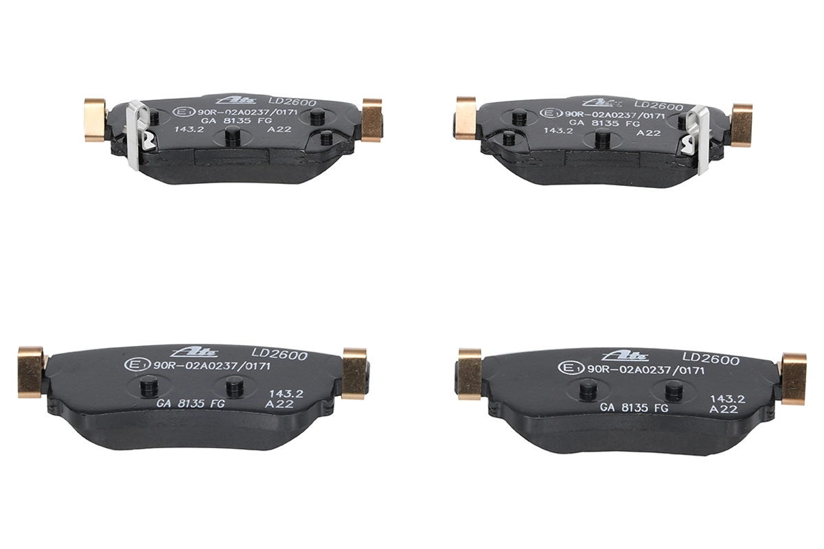 Brake Pad Set, disc brake ATE Ceramic 13.0470-2600.2