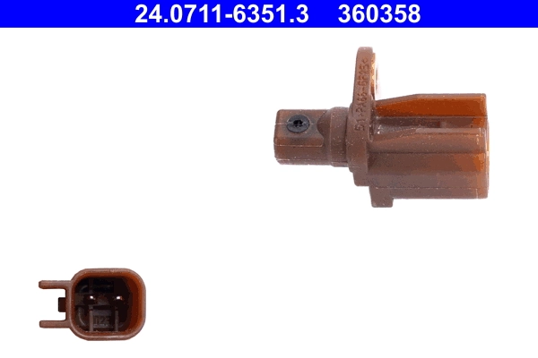 Sensor, wheel speed 24.0711-6351.3