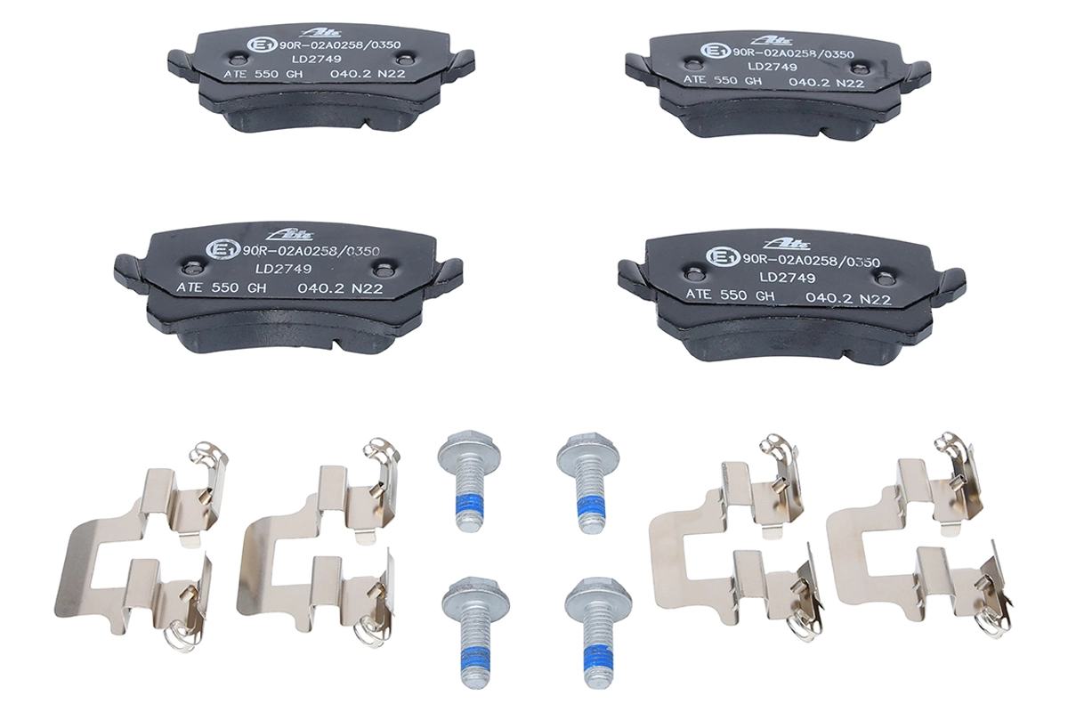Brake Pad Set, disc brake ATE Ceramic 13.0470-2749.2