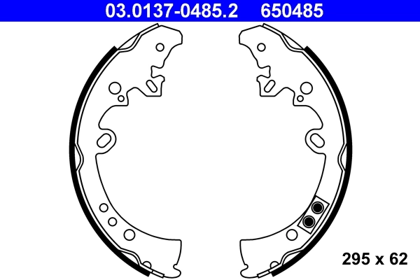 Brake Shoe Set 03.0137-0485.2