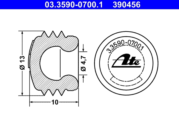 Sealing/Protective Cap 03.3590-0700.1