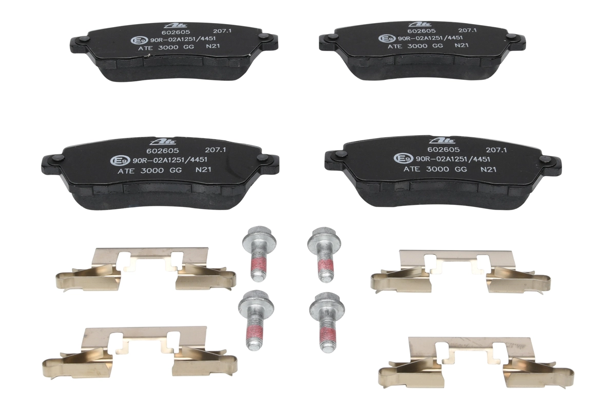 Brake Pad Set, disc brake 13.0460-2605.2