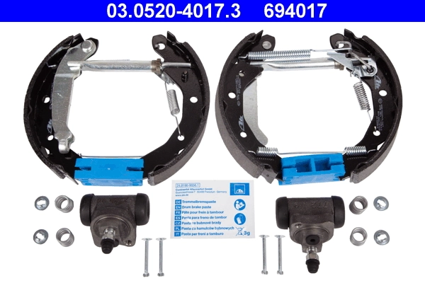 Brake Shoe Set Original ATE TopKit 03.0520-4017.3