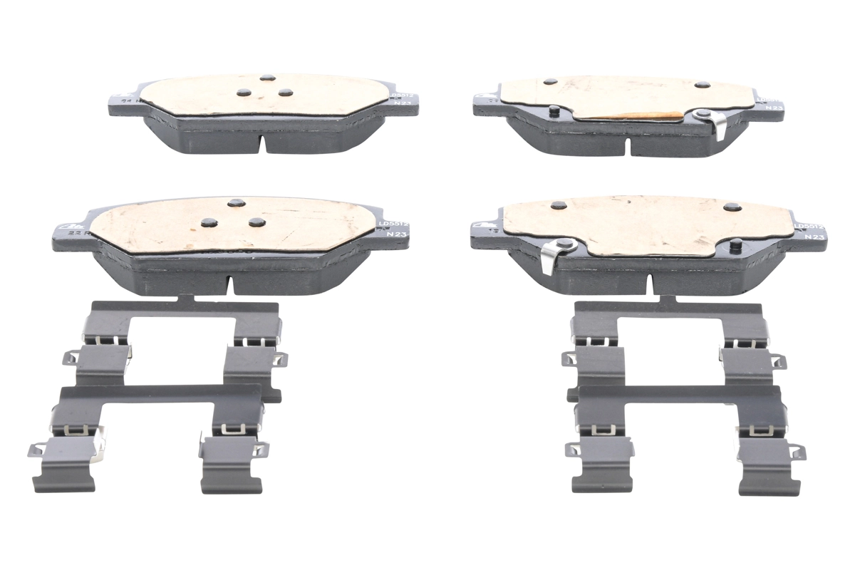 Brake Pad Set, disc brake ATE Ceramic 13.0470-5512.2