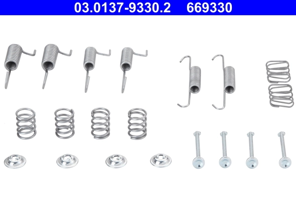 Accessory Kit, parking brake shoes 03.0137-9330.2