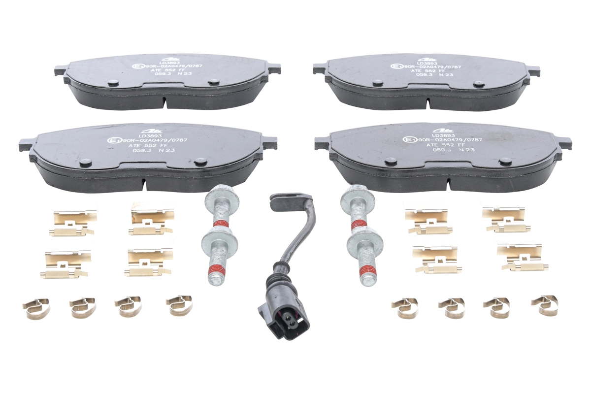 Brake Pad Set, disc brake ATE Ceramic 13.0470-3893.2