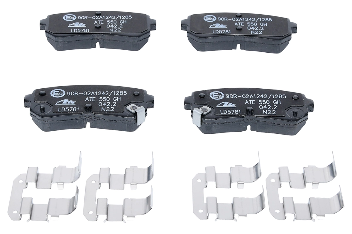 Brake Pad Set, disc brake ATE Ceramic 13.0470-5781.2
