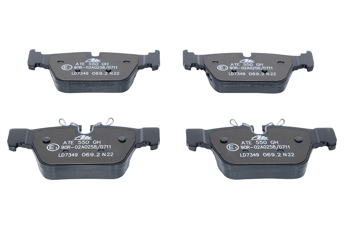 Brake Pad Set, disc brake ATE Ceramic 13.0470-7349.2