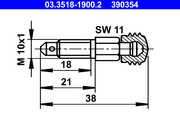 Breather Screw/Valve 03.3518-1900.2