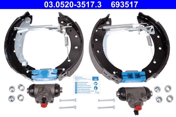 Brake Shoe Set Original ATE TopKit 03.0520-3517.3