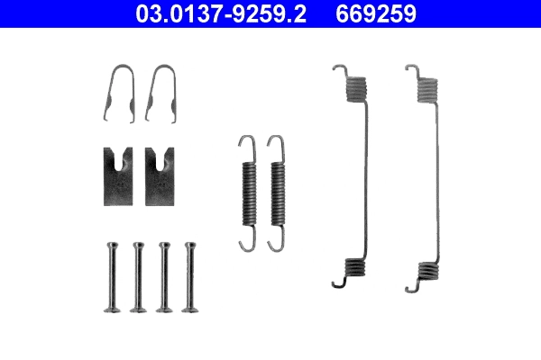 Accessory Kit, brake shoes 03.0137-9259.2