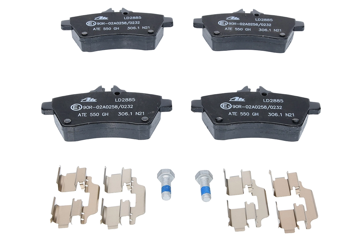 Brake Pad Set, disc brake ATE Ceramic 13.0470-2885.2