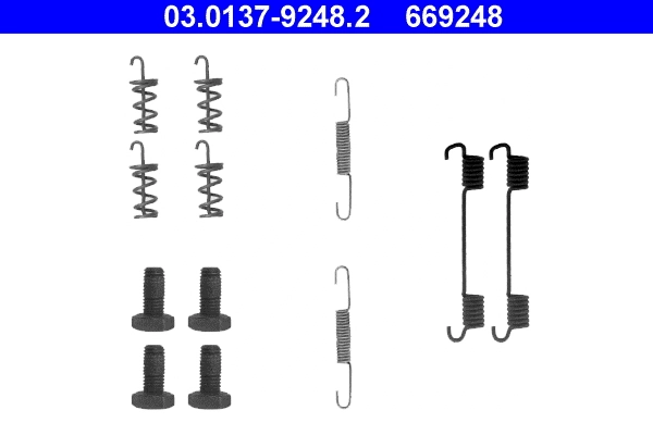 Accessory Kit, parking brake shoes 03.0137-9248.2