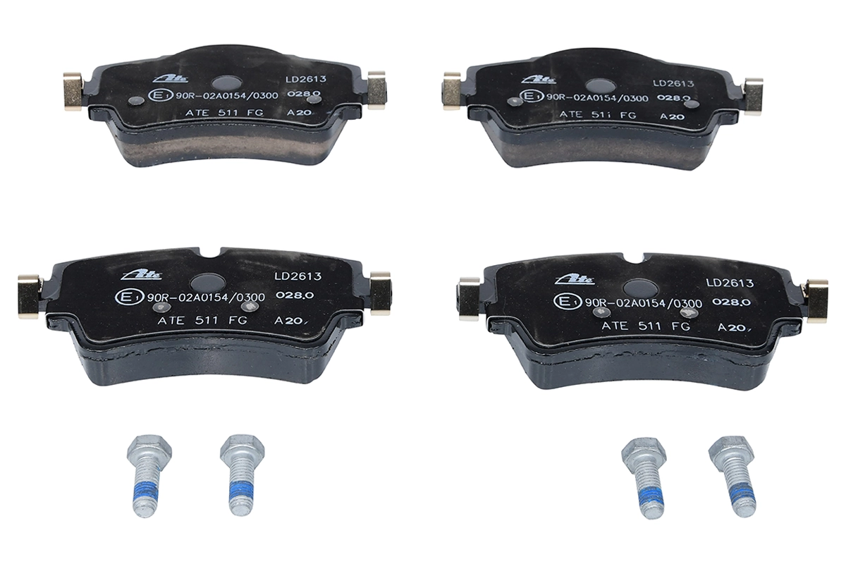 Brake Pad Set, disc brake ATE Ceramic 13.0470-2613.2