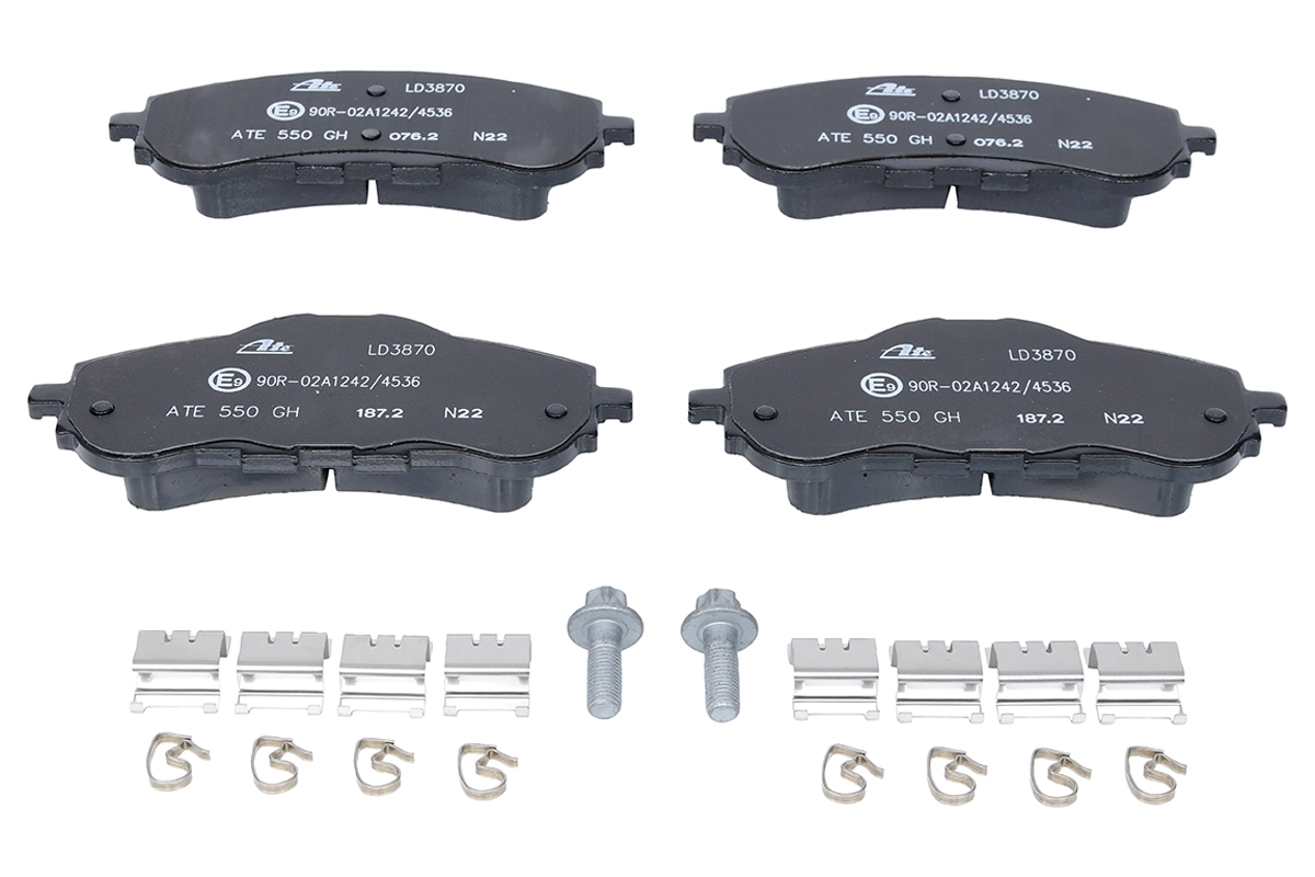 Brake Pad Set, disc brake ATE Ceramic 13.0470-3870.2