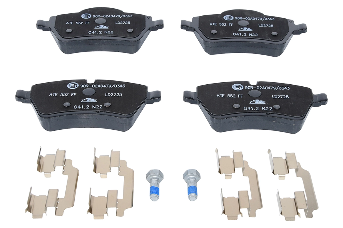 Brake Pad Set, disc brake ATE Ceramic 13.0470-2725.2