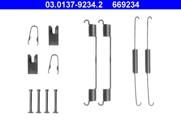 Accessory Kit, brake shoes 03.0137-9234.2