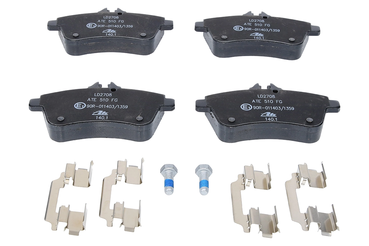 Brake Pad Set, disc brake ATE Ceramic 13.0470-2708.2