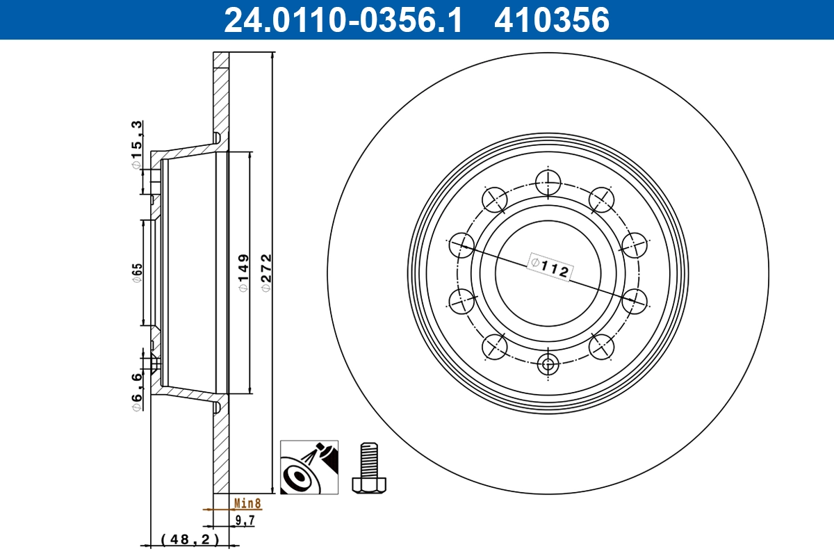 Brake Disc 24.0110-0356.1