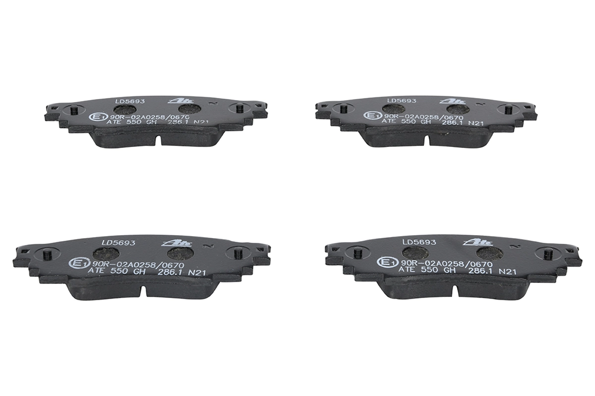 Brake Pad Set, disc brake ATE Ceramic 13.0470-5693.2
