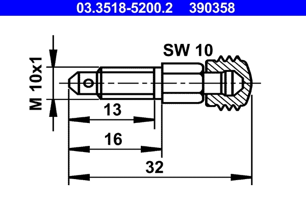 Breather Screw/Valve 03.3518-5200.2