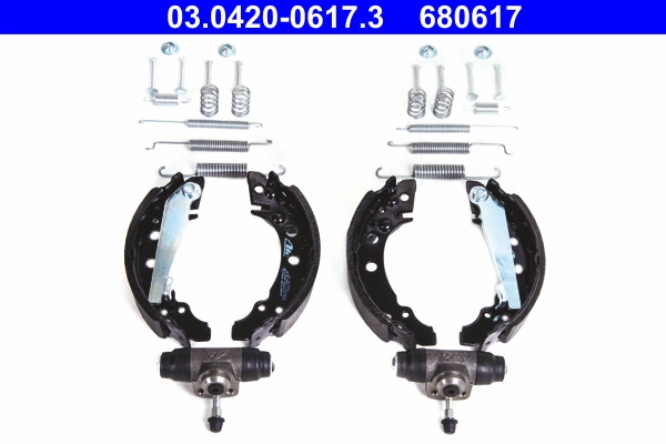 Brake Shoe Set Original ATE Kit 03.0420-0617.3