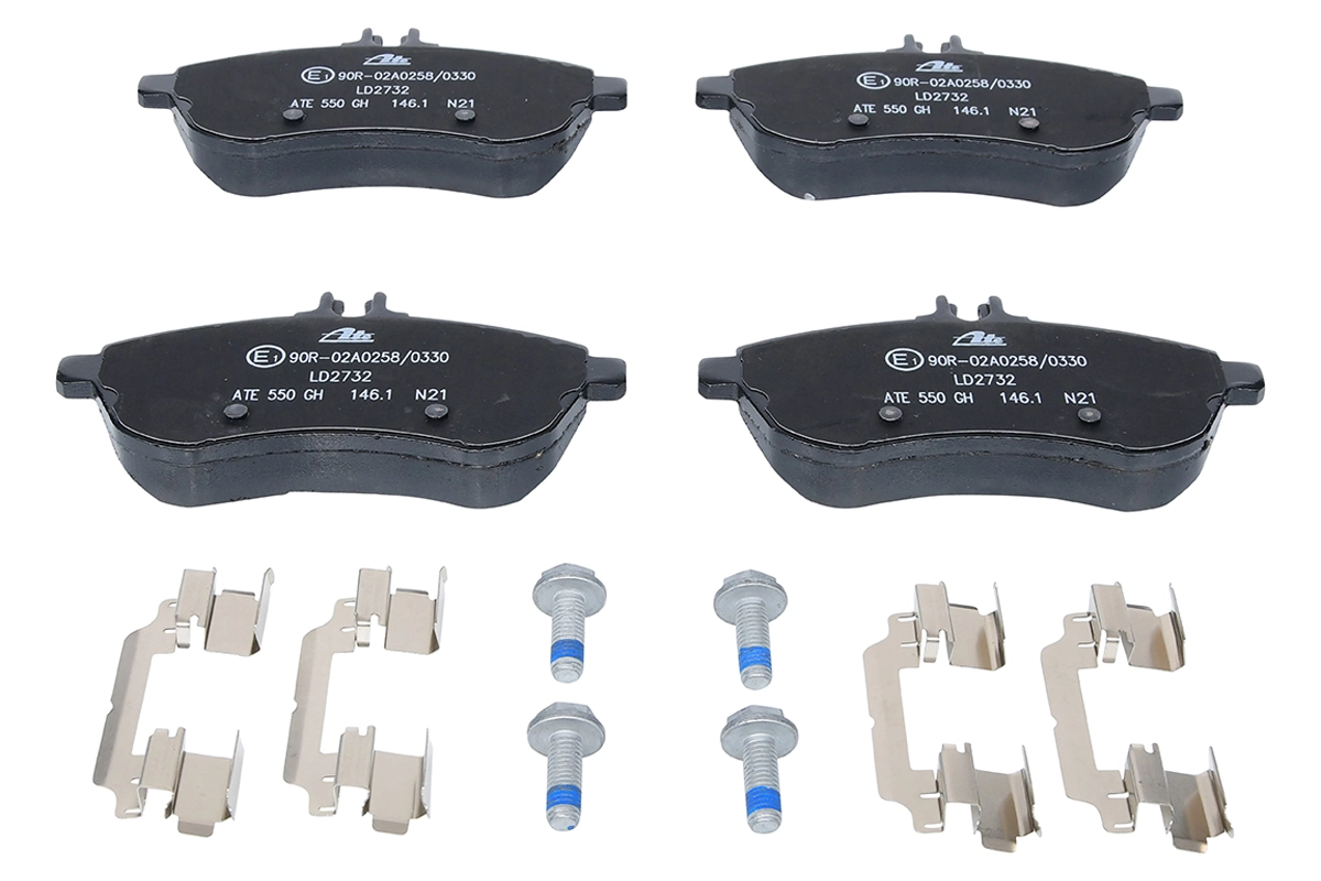 Brake Pad Set, disc brake ATE Ceramic 13.0470-2732.2