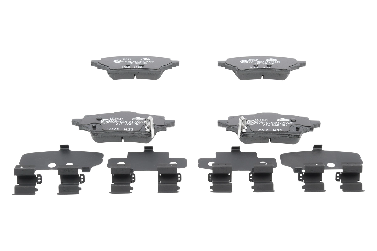 Brake Pad Set, disc brake ATE Ceramic 13.0470-5531.2