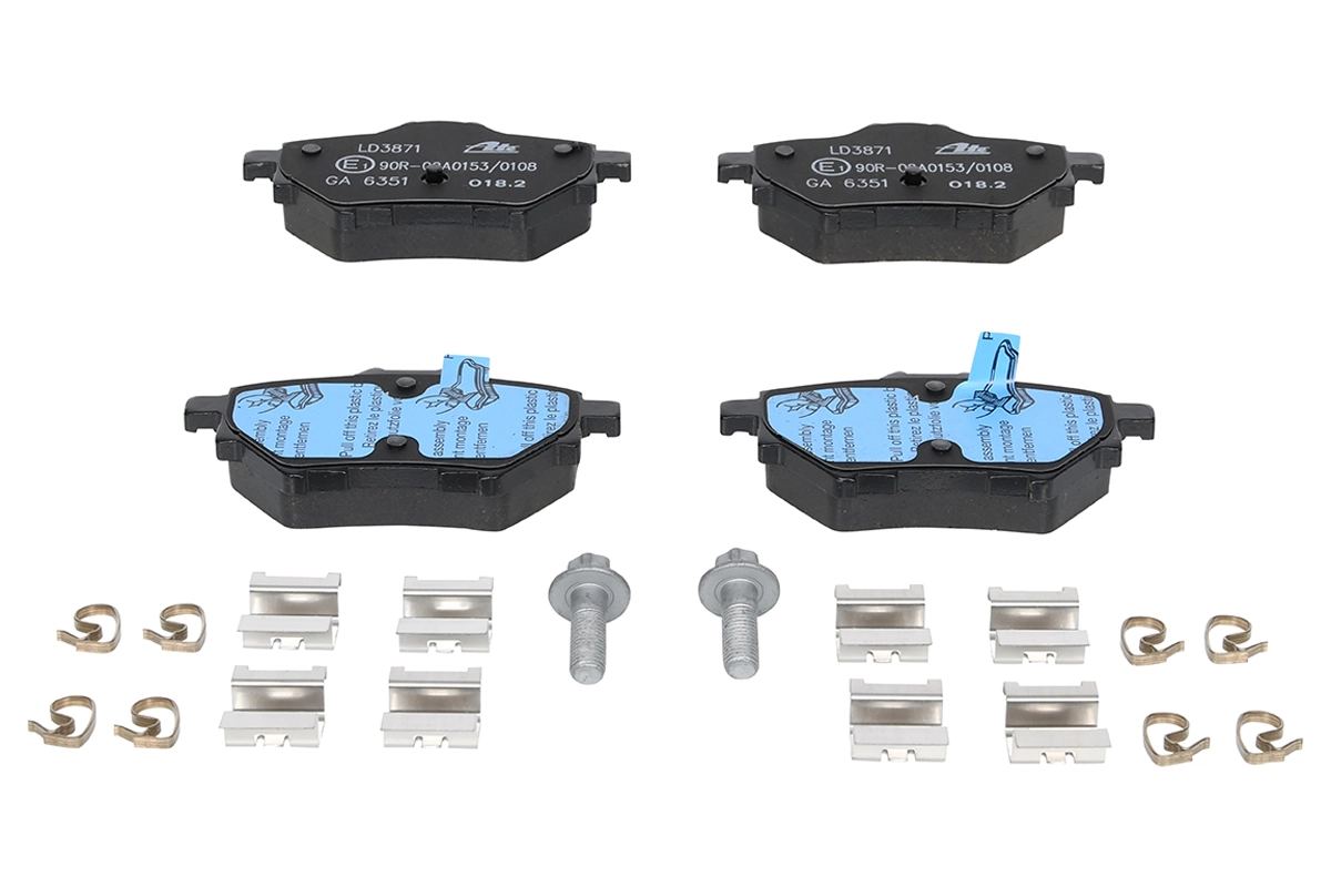 Brake Pad Set, disc brake ATE Ceramic 13.0470-3871.2