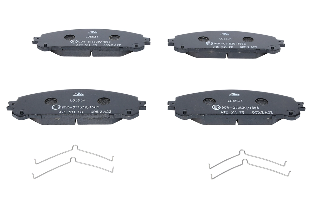 Brake Pad Set, disc brake ATE Ceramic 13.0470-5634.2