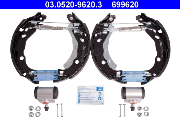 Brake Shoe Set Original ATE TopKit 03.0520-9620.3