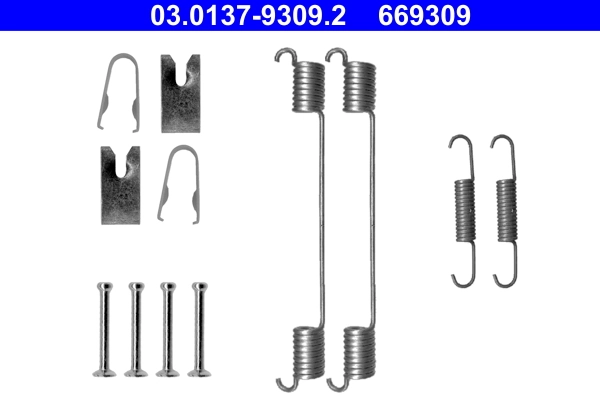 Accessory Kit, brake shoes 03.0137-9309.2