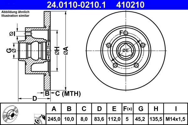 Brake Disc 24.0110-0210.1