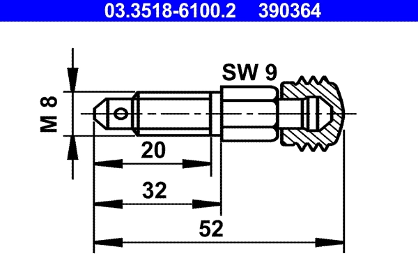 Breather Screw/Valve 03.3518-6100.2