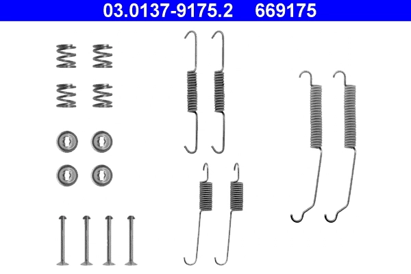 Accessory Kit, brake shoes 03.0137-9175.2