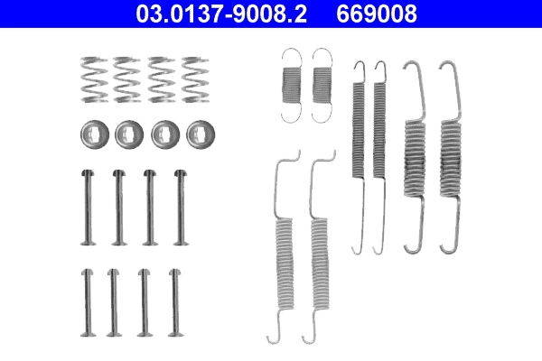 Accessory Kit, brake shoes 03.0137-9008.2