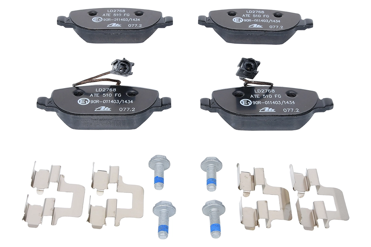 Brake Pad Set, disc brake ATE Ceramic 13.0470-2768.2