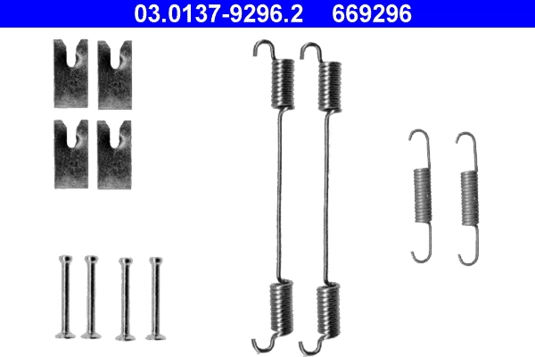 Accessory Kit, brake shoes 03.0137-9296.2