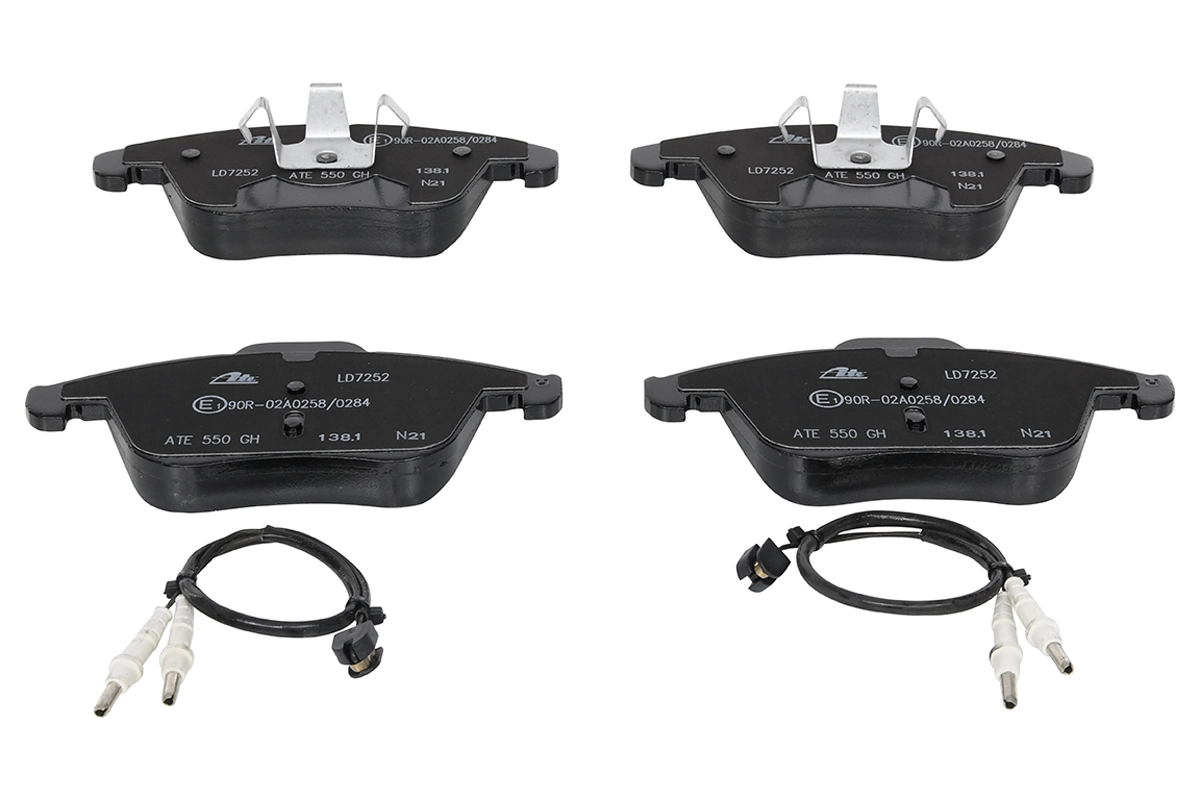 Brake Pad Set, disc brake ATE Ceramic 13.0470-7252.2