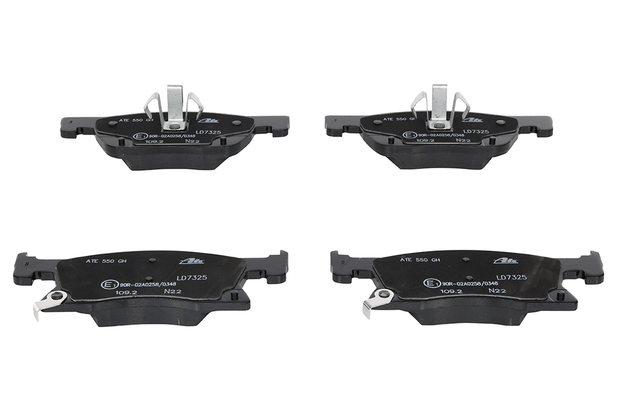 Brake Pad Set, disc brake ATE Ceramic 13.0470-7325.2