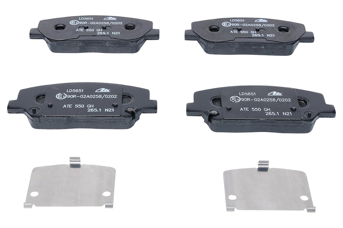 Brake Pad Set, disc brake ATE Ceramic 13.0470-5651.2