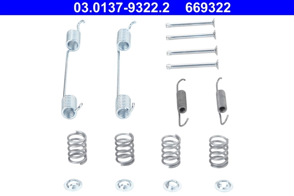 Accessory Kit, brake shoes 03.0137-9322.2